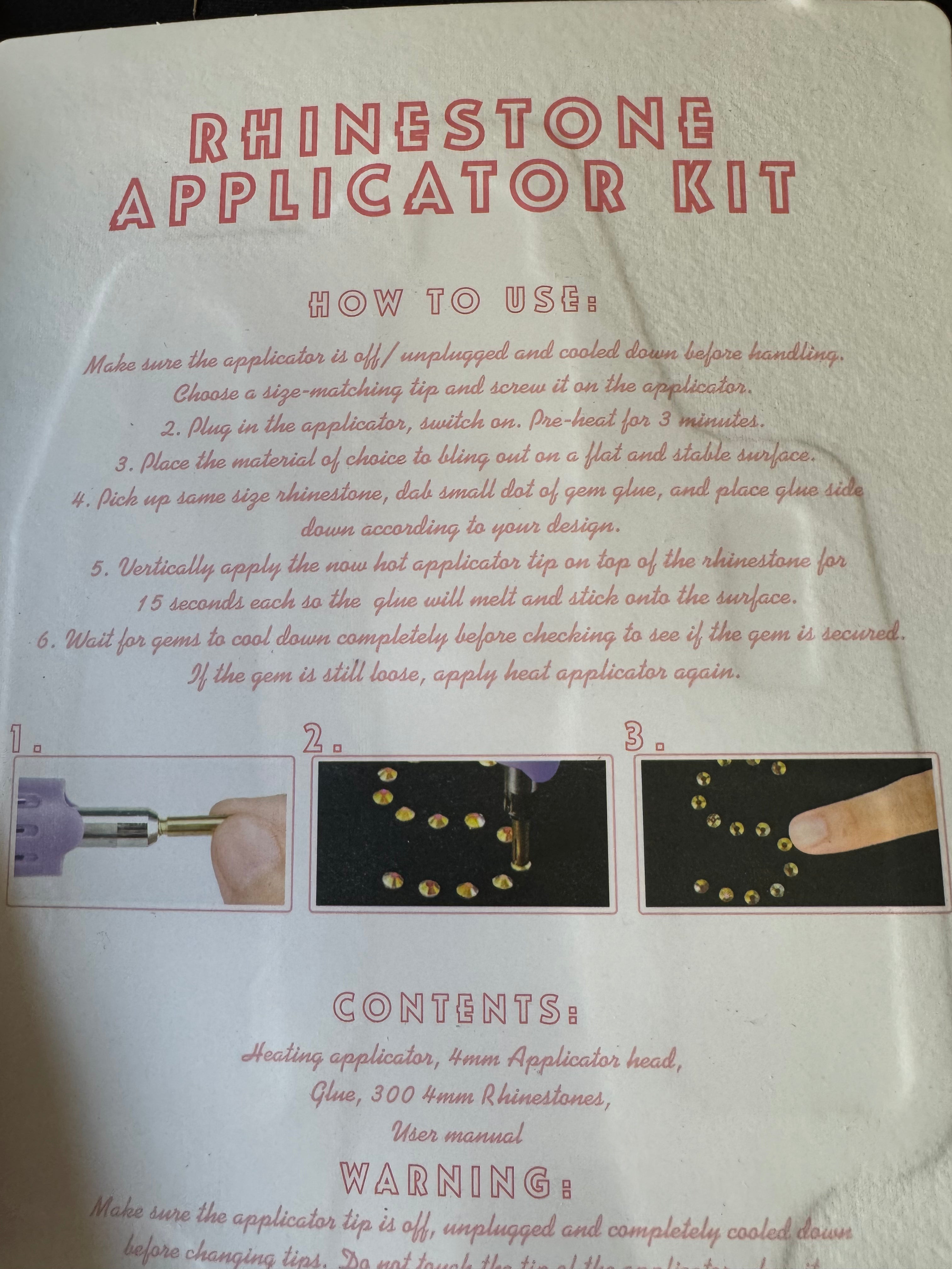 Rhinestone Applicator Set